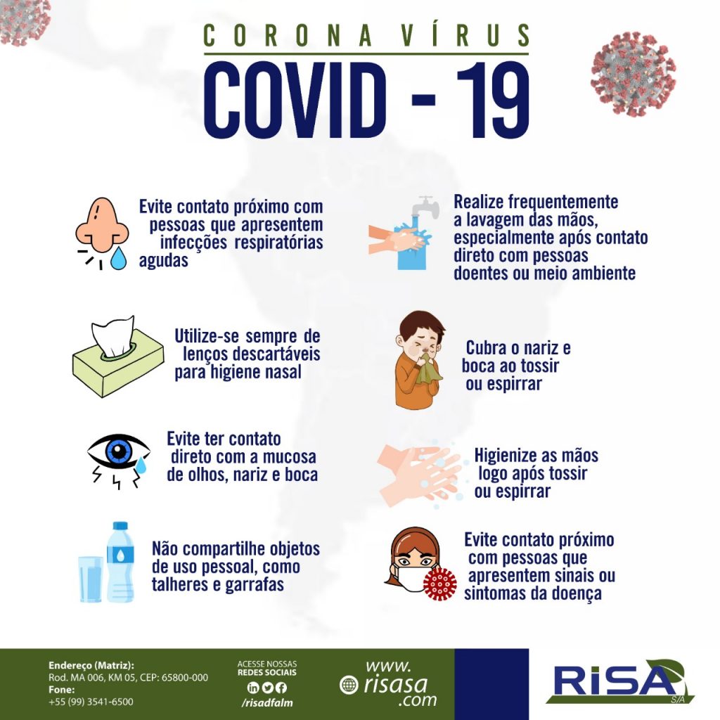 Dicas de Prevenção COVID-19